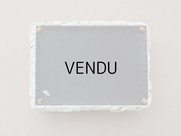 画像6: 19世紀 アンティーク ナポレオン3世時代 お菓子箱 パウダーグリーンのシルクサテン チョコレートボックス  (6)