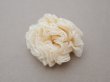 画像9: アンティーク シルクシフォン 薔薇の布花 アイボリー (9)