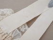 画像10: アンティーク 初聖体のオモニエール 淡いグレイッシュピンク 手刺繍 & レース (10)