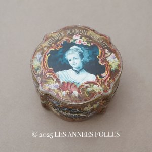 画像: アンティーク パウダーボックス POUDRE MANON LESCAUT - A. BOURJOIS&CIE PARIS -