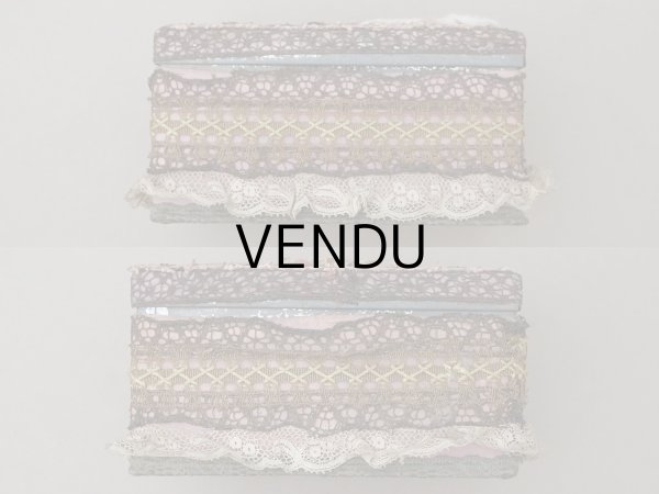 画像7: アンティーク ロココモチーフ付 お菓子箱 パウダーピンク (7)