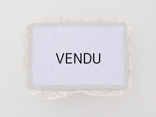 画像6: アンティーク ロココモチーフ付 お菓子箱 パウダーピンク (6)