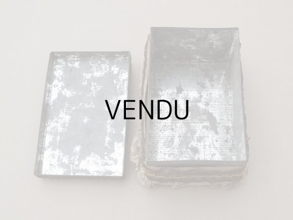 画像5: アンティーク ロココモチーフ付 お菓子箱 パウダーピンク (5)