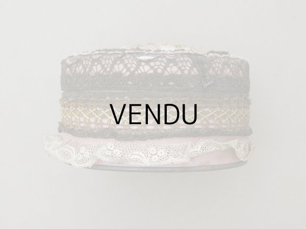 画像5: アンティーク ロココモチーフ付 お菓子箱 パウダーピンク (5)