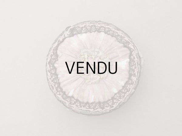 画像2: アンティーク ロココモチーフ付 お菓子箱 パウダーピンク (2)