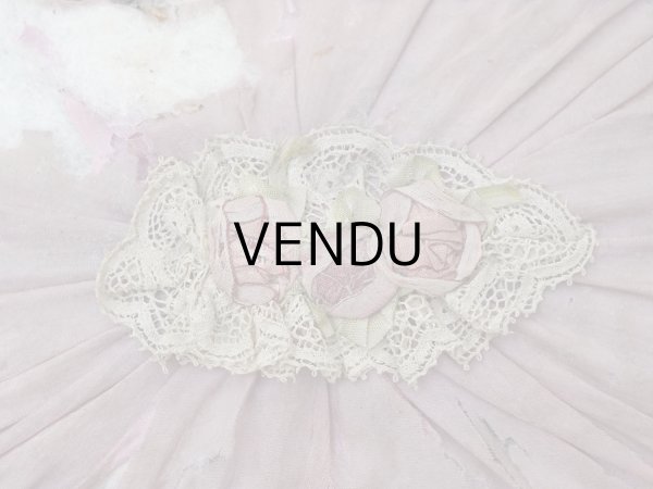 画像3: アンティーク ロココモチーフ付 お菓子箱 パウダーピンク (3)