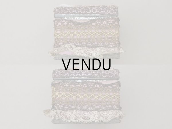 画像8: アンティーク ロココモチーフ付 お菓子箱 パウダーピンク (8)