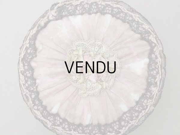 画像3: アンティーク ロココモチーフ付 お菓子箱 パウダーピンク (3)