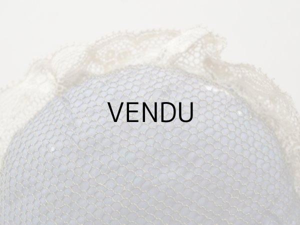 画像10: アンティーク 薔薇のロココトリム付 ピンクッション ハーフドール (10)