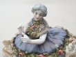 画像2: アンティーク 薔薇のロココトリム付 ピンクッション ハーフドール (2)