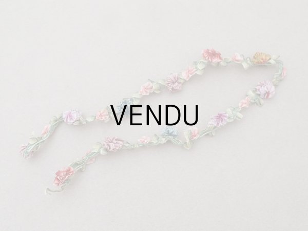 画像2: 【セール対象外】【クーポン対象外】アンティーク シルク製 ロココトリム 7色 30cm ロココリボン  (2)