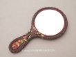 画像1: アンティーク 薔薇のロココモチーフ付 ハンドミラー (1)