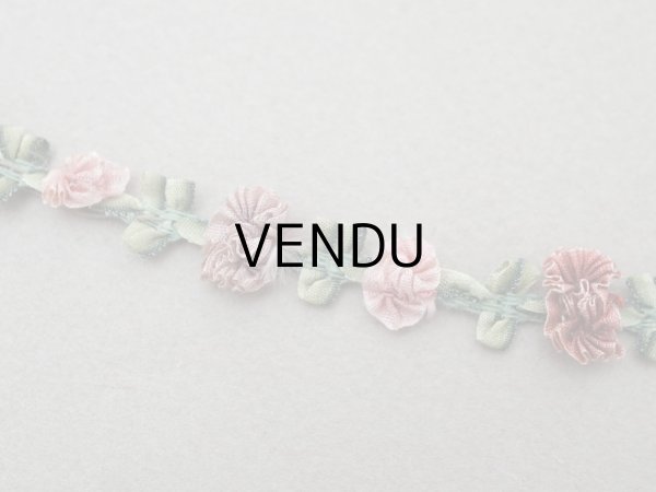 画像4: 【セール対象外】【クーポン対象外】アンティーク シルク製 ロココトリム 7色 40cm ロココリボン  (4)