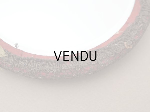 画像4: アンティーク 薔薇のロココモチーフ付 ハンドミラー (4)