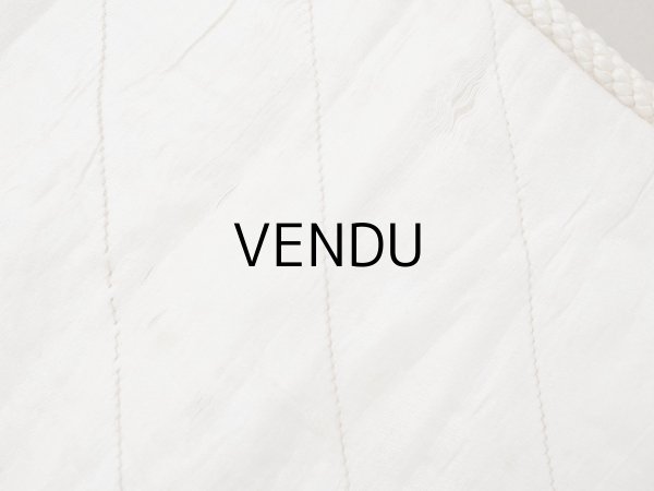 画像18: アンティーク シルク製 花かごのリボン刺繍入り ハンキーケース ハンカチ用ポシェット フラワーバスケット (18)