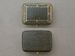 画像2: アンティーク 金彩入り ピアス用 ジュエリーボックス グリーン (2)