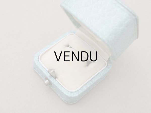 画像5: アンティーク リングケース ジュエリーボックス グレイッシュブルー (5)