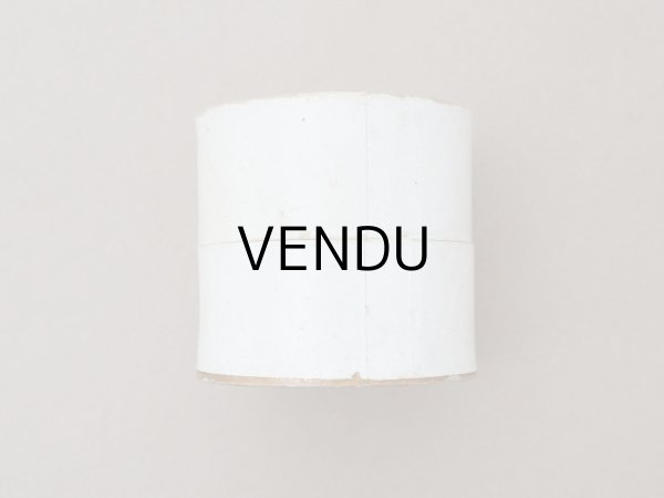 画像5: アンティーク 硝子の蓋 スレッドケース 糸箱 ホワイト - L.V PARIS - (5)