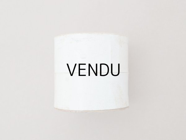 画像6: アンティーク 硝子の蓋 スレッドケース 糸箱 ホワイト - L.V PARIS - (6)