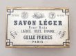 画像3: アンティーク ソープボックス 大きな木箱 SAVON LEGER POUR BAIN - GELLE FRERES PARIS - (3)
