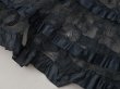 画像9: 1900年頃 アンティーク 47cm幅  ドレスの裾 ドットのチュール＆シルクサテンリボン 黒  約430cm   (9)
