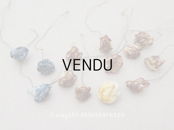 画像3: ＊蚤の市セット＊ロココモチーフ&トリムと菫の布花のセット (3)