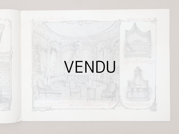 画像8: アンティーク ボンマルシェ インテリア 家具のカタログ  ALBUM DES AMEUBLEMENTS - AU BON MARCHE - (8)