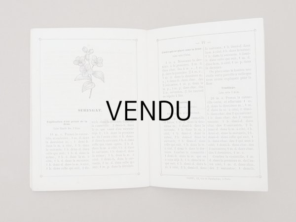 画像8: 1864〜1882年頃 アンティーク 花モチーフ クロシェ編み ALBUM POUR OUVRAGES DE FLEURS AU CROCHET N 45 - MAISON SAJOU - (8)