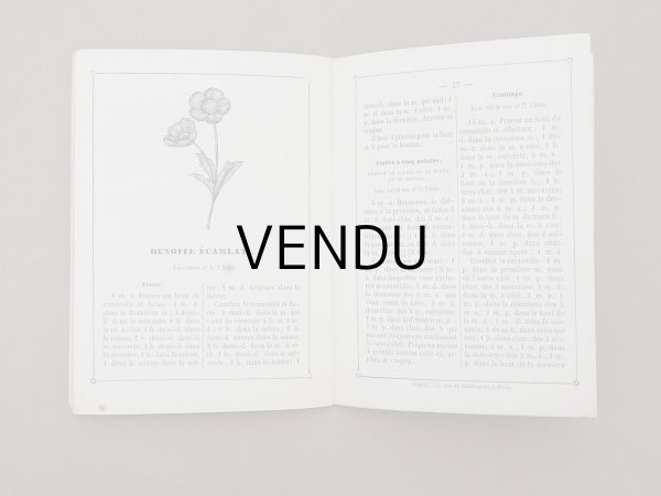 画像9: 1864〜1882年頃 アンティーク 花モチーフ クロシェ編み ALBUM POUR OUVRAGES DE FLEURS AU CROCHET N 45 - MAISON SAJOU - (9)