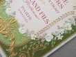 画像3: アンティーク パフュームラベル 薔薇のガーランド ESSENCE DE FLEURS TRIPLE EXTRAIT - DURAND FILS PARIS - (3)