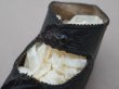 画像5: 19世紀末 アンティーク Louis Gustave Beaudelot JEMEAU ドールシューズ レザー 黒 (9) 約7.9×3.4cm  (5)