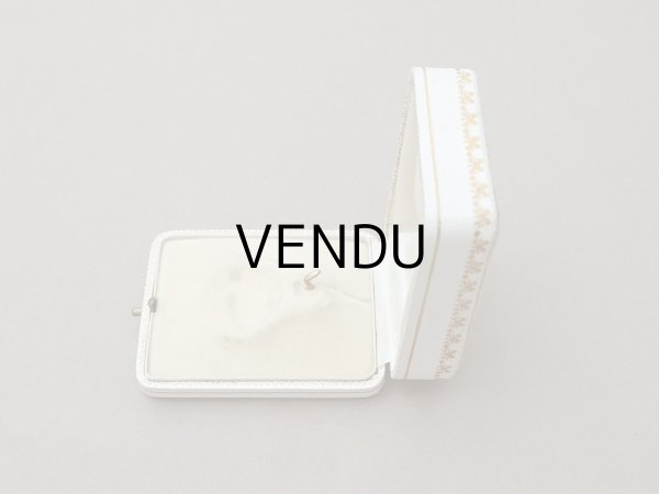 画像6: アンティーク リボン＆花のガーランド ジュエリーボックス オフホワイト (6)