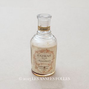 画像: アンティーク パフュームボトル 鈴蘭 香水瓶 EXTRAIT POUR LE MOUCHOIR MUGUET - GRANDS MAGASINS DU LOUVRE PARIS -