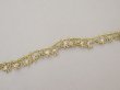 画像3: 19世紀末 アンティーク シルク製 ロココトリム ピンクの薔薇 50cm (3)