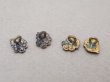 画像3: アンティーク ドール用 極小 ボタン 花 6×7.5mm (3)