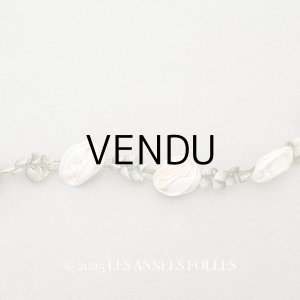 画像: アンティーク シルク製 パウダーピンクの薔薇のロココトリム 59cm