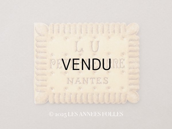 画像1: 1941年 アンティーク『LU』カレンダー PETIT BEURRE NANTES - LEFEVRE-UTILE - (1)