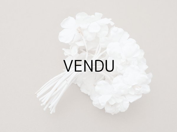 画像4: アンティーク 白菫の布花 パルマスミレ (4)