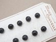 画像3: アンティーク 極小 7mm フレンチジェットのボタン 12ピース (3)