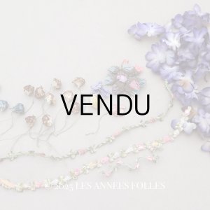 画像: ＊蚤の市セット＊ロココモチーフ&トリムと菫の布花のセット