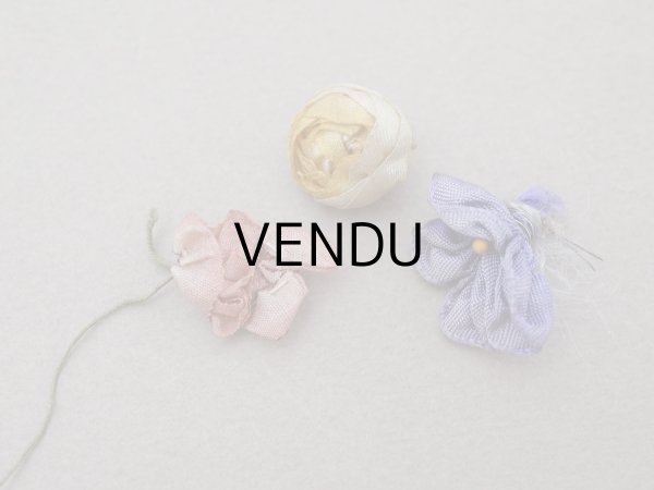 画像5: ＊蚤の市セット＊ロココモチーフ&トリムと菫の布花のセット (5)