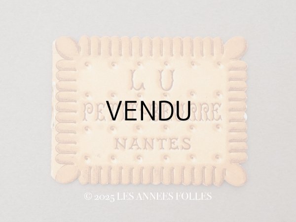 画像1: 1937年 アンティーク『LU』カレンダー PETIT BEURRE NANTES - LEFEVRE-UTILE - (1)