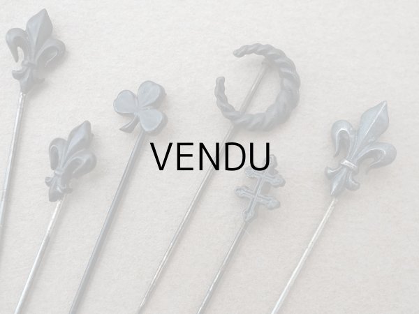 画像4: ＊蚤の市セット＊アンティーク エパングル 7ピースのセット (4)