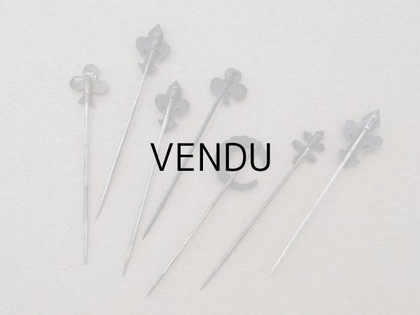 画像6: ＊蚤の市セット＊アンティーク エパングル 7ピースのセット (6)