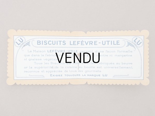 画像4: 1930年 アンティーク『LU』カレンダー PETIT BEURRE NANTES - LEFEVRE-UTILE - (4)