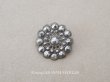 画像1: 19世紀初頭 アンティーク カットスチールボタン 2.4cm (1)