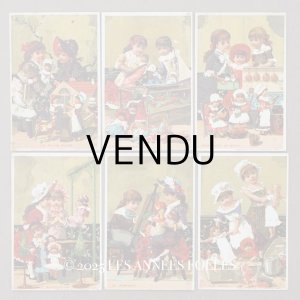 画像: ＊蚤の市セット＊ アンティーク クロモ 全6点セット