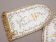 画像3: 19世紀末 アンティーク リボン刺繍 教会の装飾 聖杯のカバー  (3)