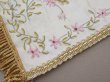 画像8: 19世紀末 アンティーク リボン刺繍 教会の装飾 聖杯のカバー  (8)
