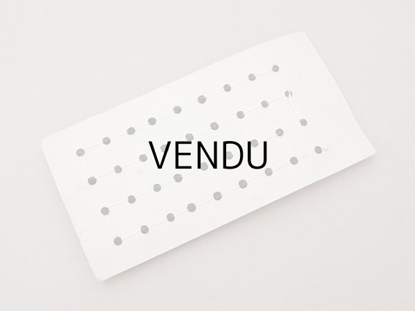 画像5: ＊蚤の市＊ アンティーク シルクサテンのくるみボタン 薔薇のハンドペイント 10mm 黒 36ピースのセット (5)